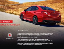 2015 Subaru WRX Prelaunch HTML Dbrochure