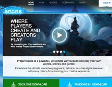 Microsoft Project Spark Homepage