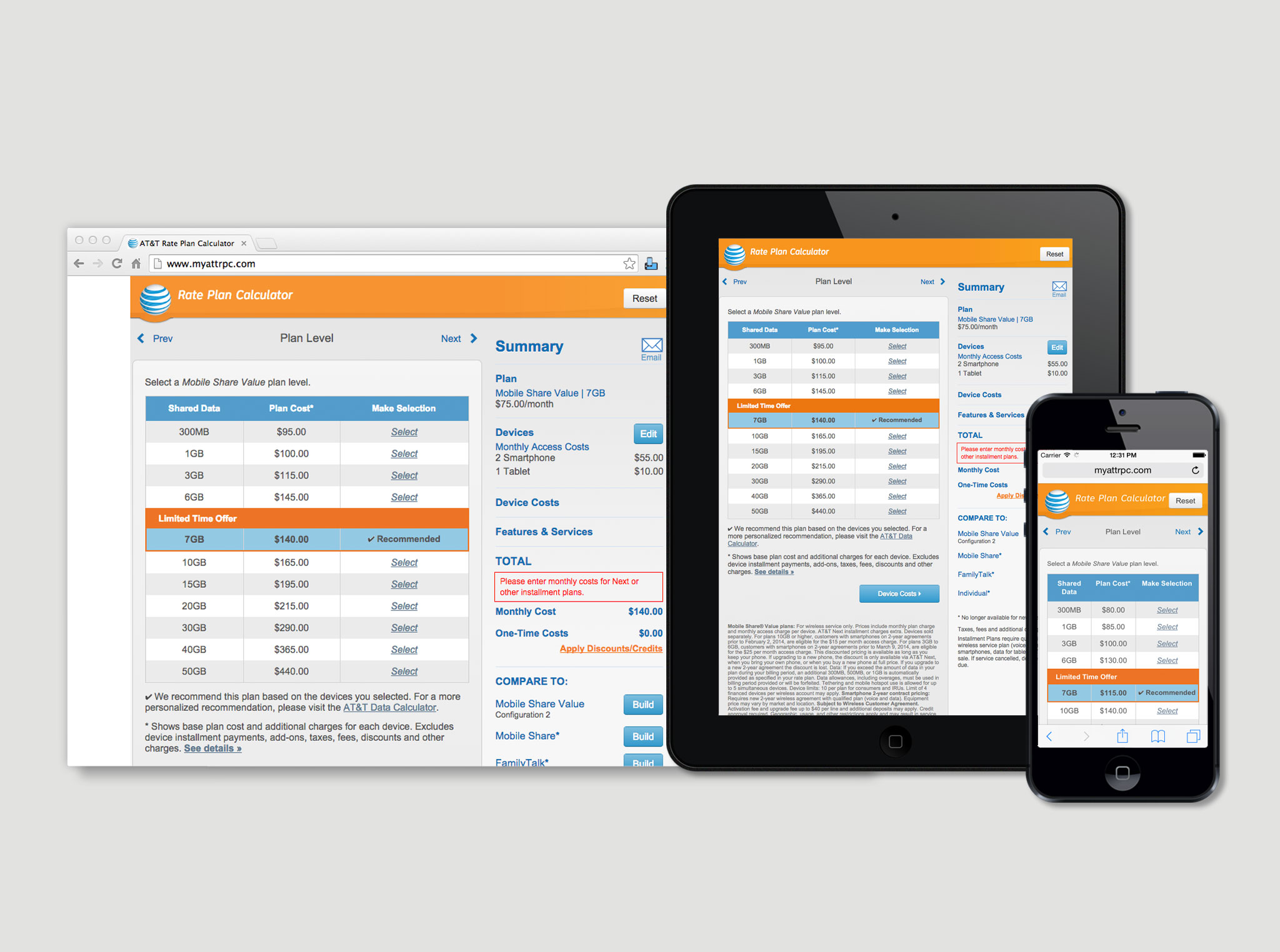Att Plan Calculator - n1p1r8t